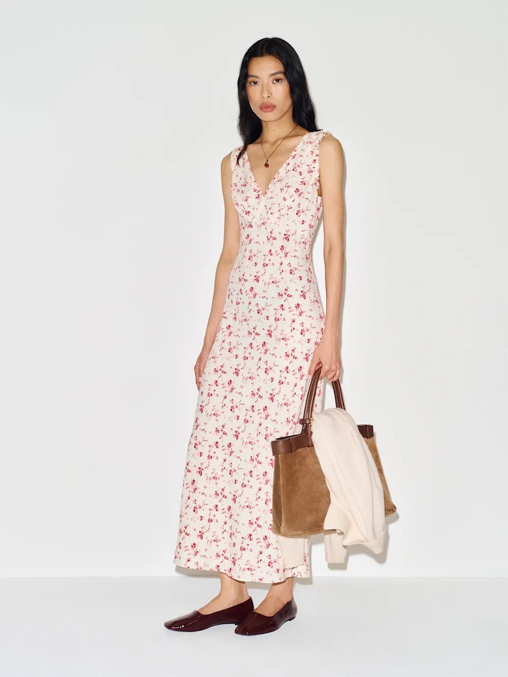 Reformation Anna-Claire Dress in rosalie, brand new without tags, never worn.